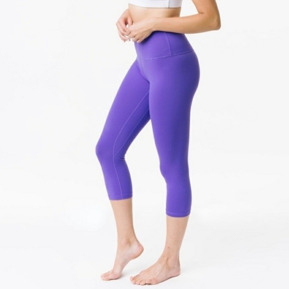 Zyia Active Purple Ascend‎ Hi-Rise Capri 7/8 - Picture 1 of 9